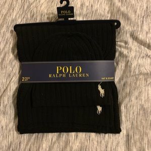 Polo Ralph Lauren hat and scarf combo